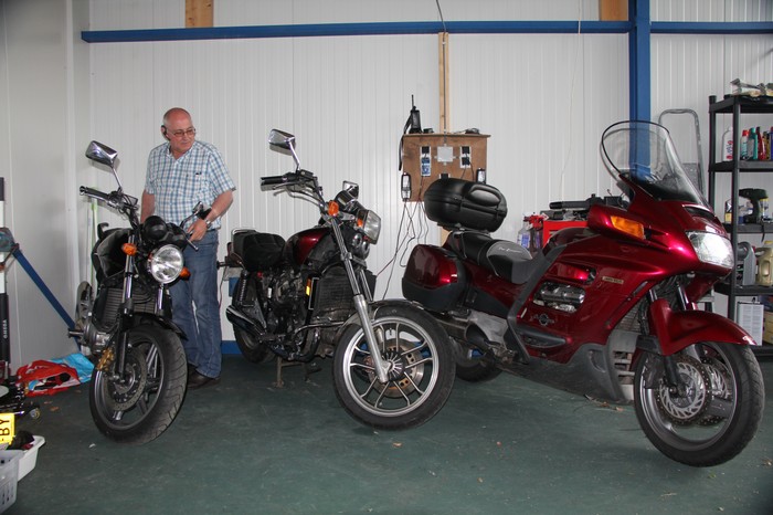 Motor voor de rijopleiding van Lammert Visser
